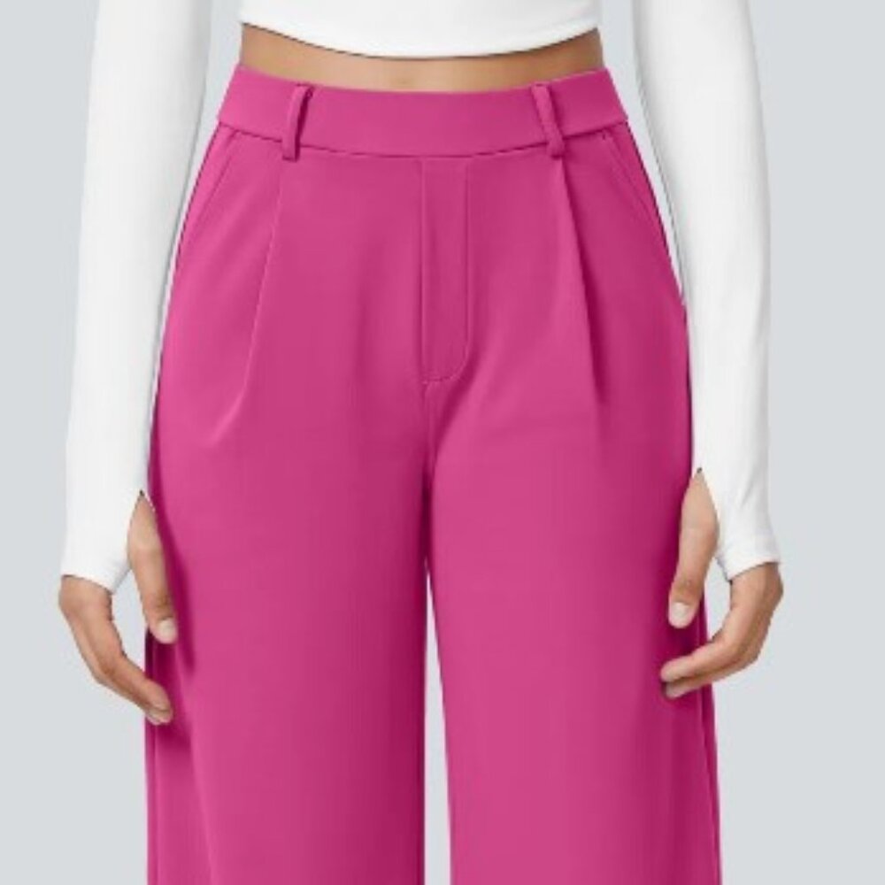 Halara Flex DayStretch High Waisted Pocket Straight Leg Work Pants